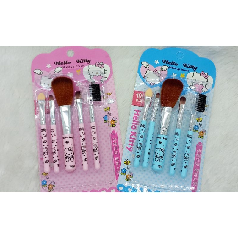 KUAS SET HELLO KITTY ISI 5 NEW