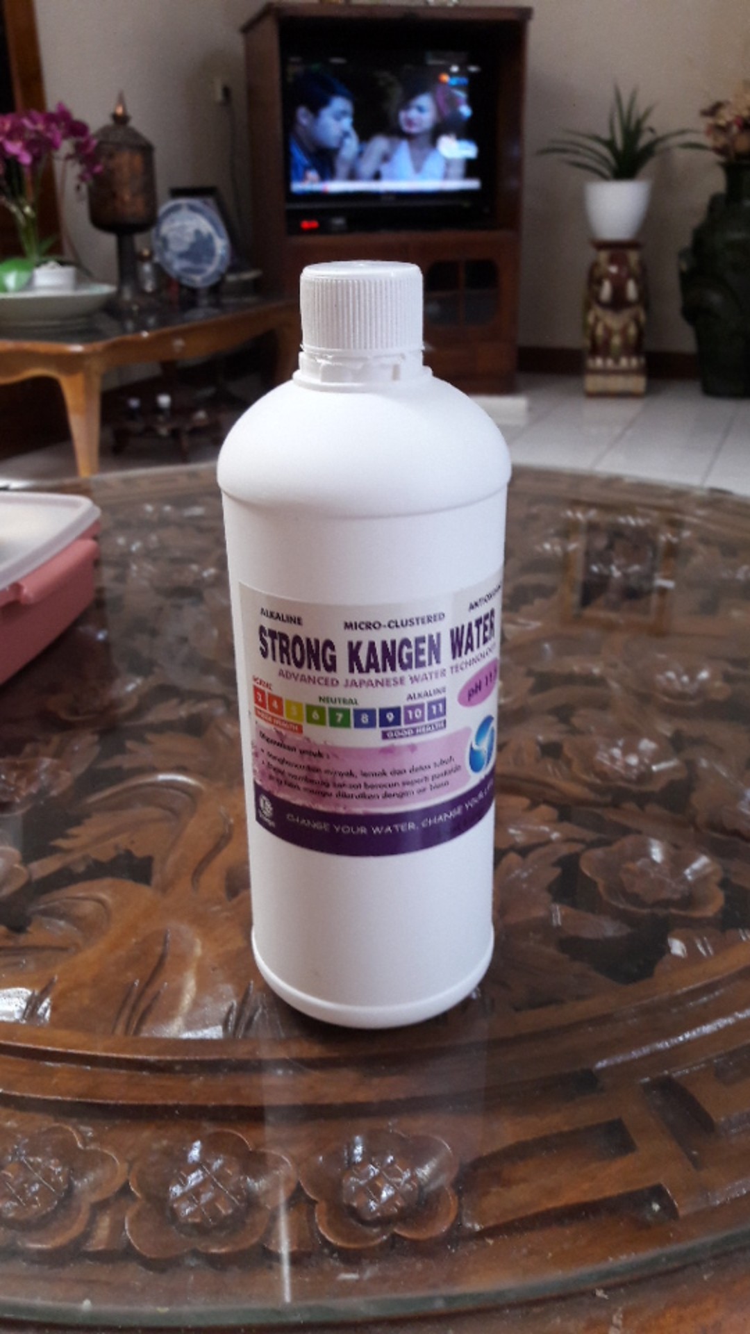 Strong Kangen Ph 11,5 1000ml Refill Kangen Water Mist Spray Cuci Buah Bebas Pestisida Kimia Sehat