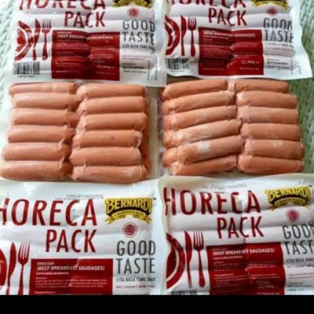 

Bernardi Horeca Sosis sapi 500gr vp