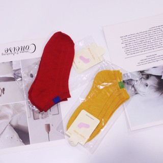 FYGALERY D020 Kaos Kaki Polos Wanita KaosKaki Ankle Pendek Korea Murah Short Socks #8