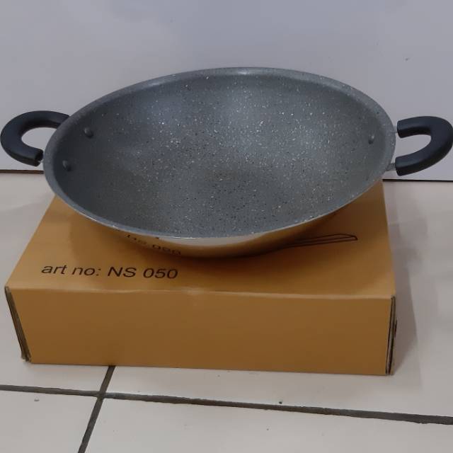  Wajan  wok anti  lengket  30cm bima  Shopee Indonesia