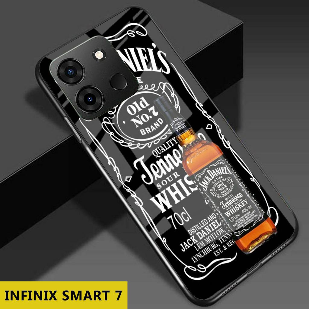 [A03] SoftCase Glass Kaca Kilau INFINIX SMART 7 - Softcase Kaca INFINIX SMART 7 - Casing Handphone INFINIX SMART 7- Case Hp INFINIX SMART 7