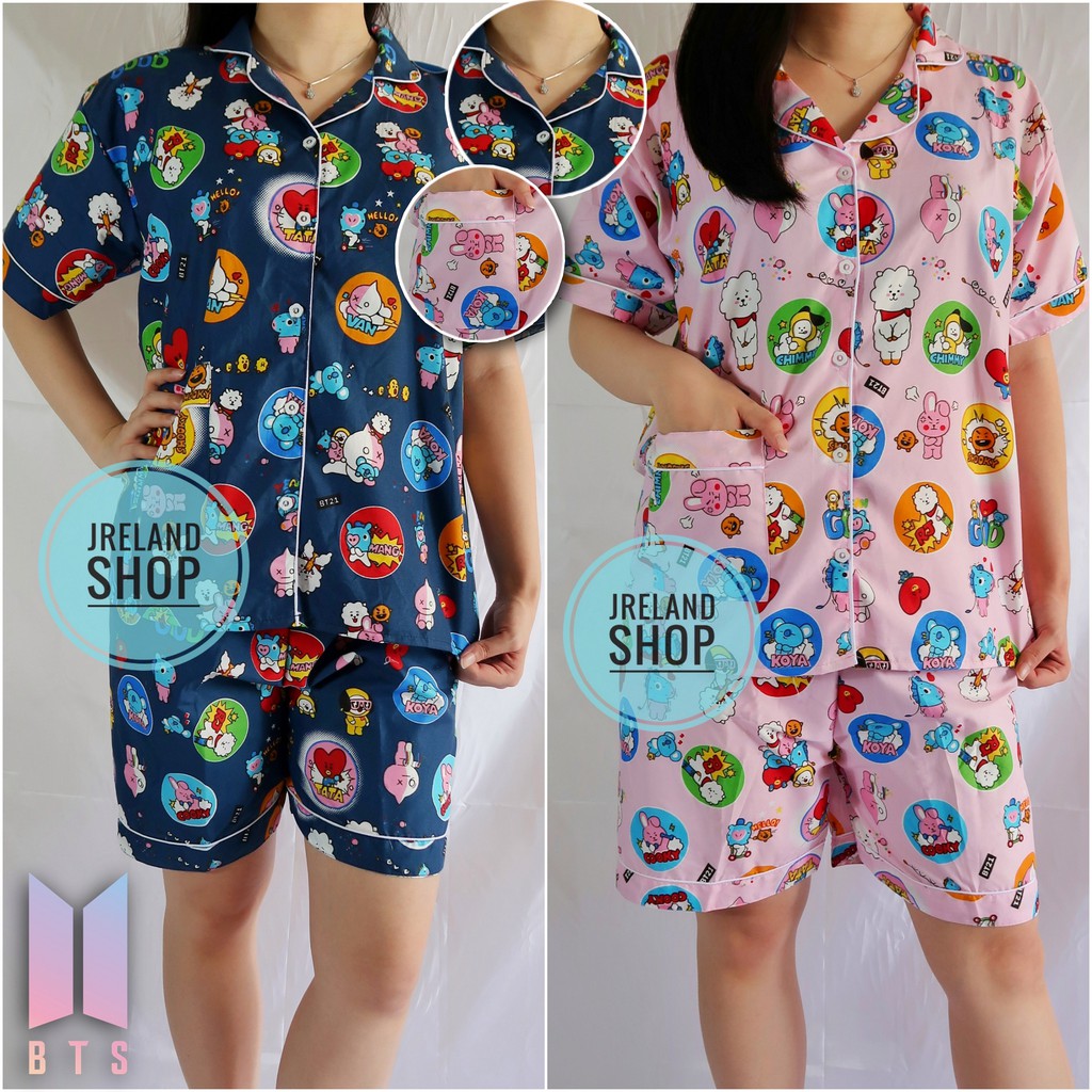 PIYAMA DEWASA BTS / BT21 HP/CP/PP-1