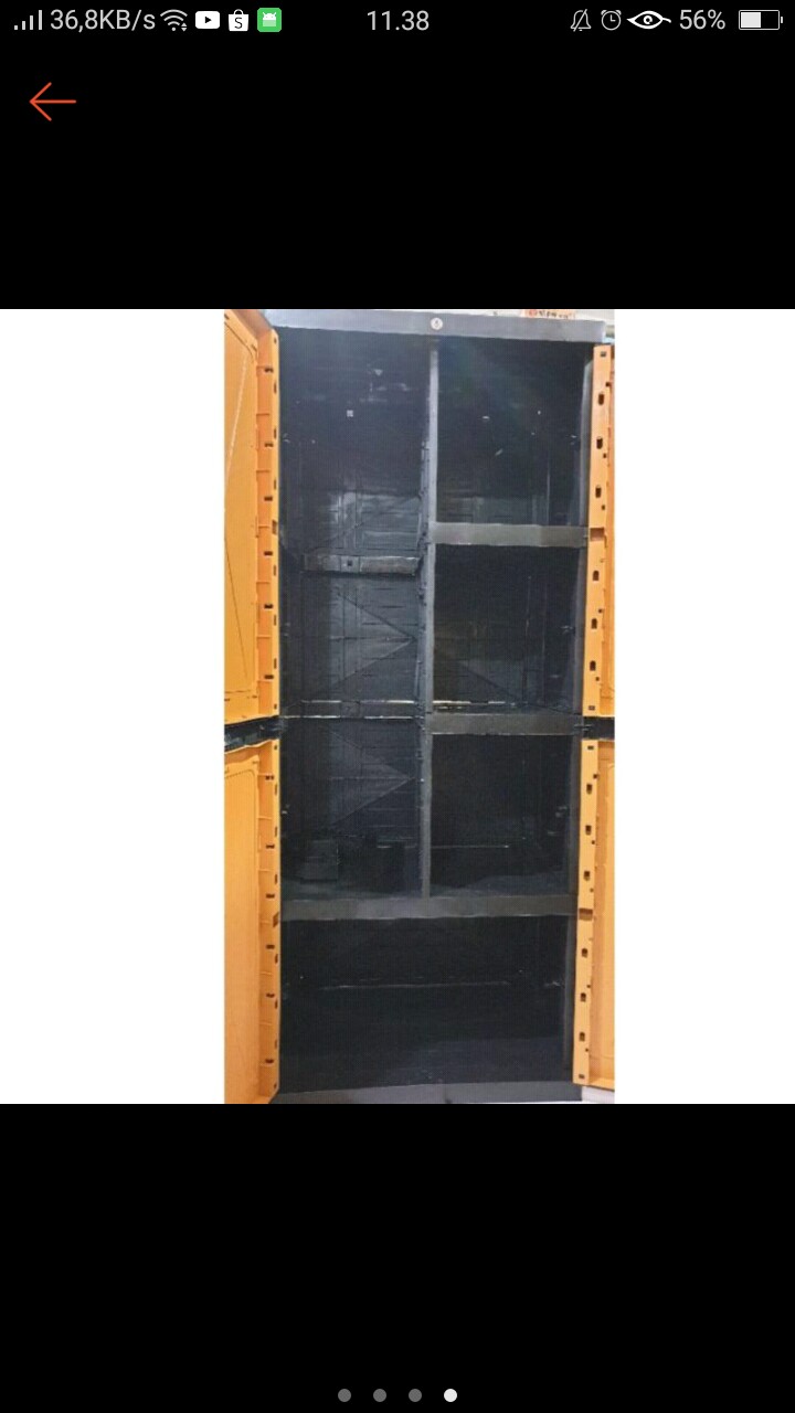 Lemari Pakaian Jumbo Diva Plus Kaca Sap & Gantung