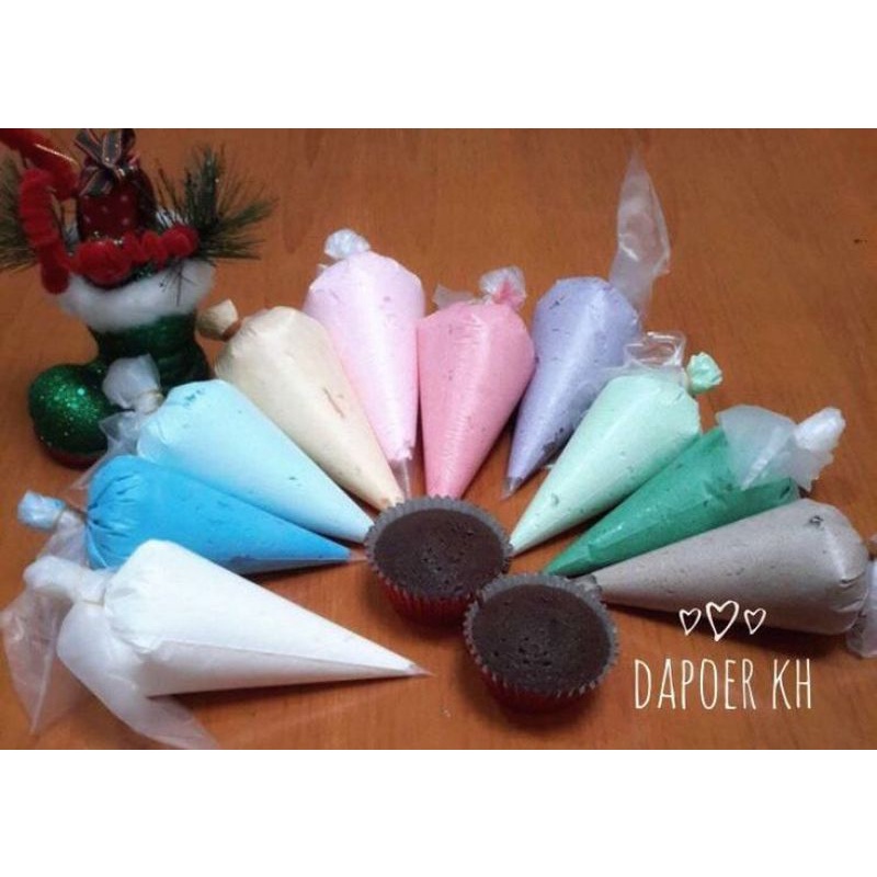 

Butter cream 100gr / Butter cream siap pakai / butter cream instan / krim hias kue / Buttercream jadi