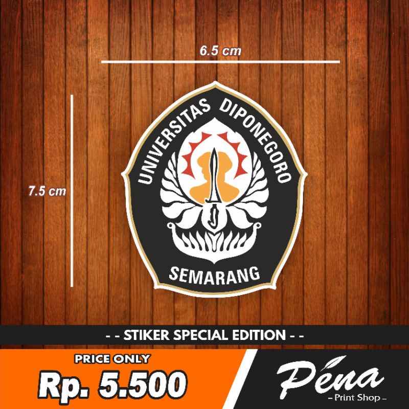 

Sticker Stiker UNDIP Universitas Diponegoro Semarang