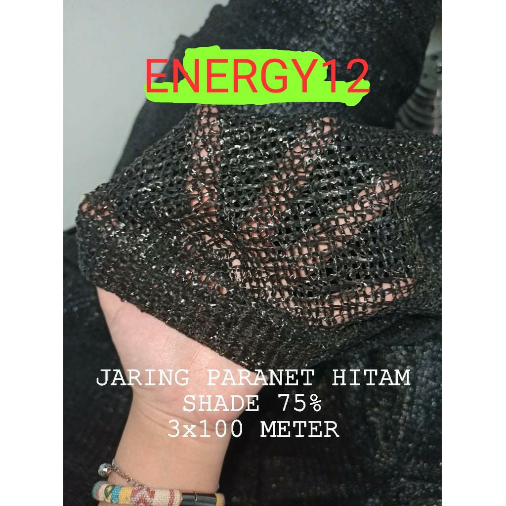 jaring Paranet Jaring 75% _85% Lebar 3 M Jaring Anti Panas