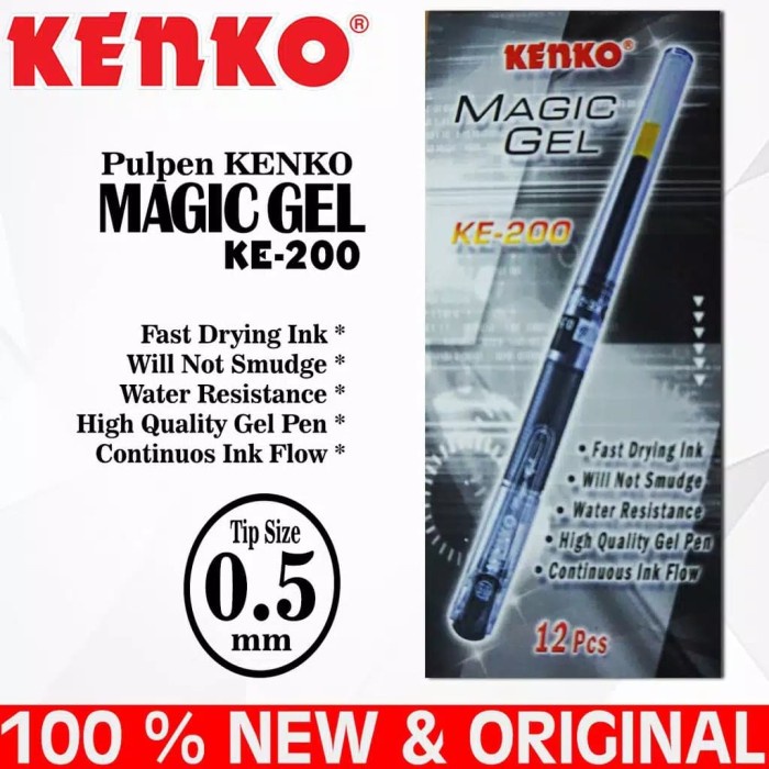 

Hari Ini Pen Magic Gel Kenko Ke-200 Sale!!!