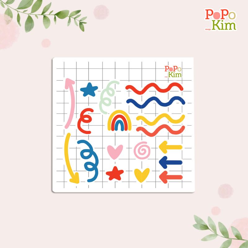 

Swirl Sticker/journal/sticker label/buku tulis