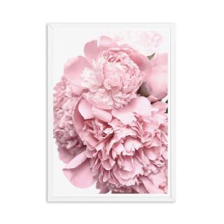 Flower Canvas Poster Decoration Nordic Bouquet Pink Peony Floral Wall Art Decorative Painting Pictures No Framed Shopee Indonesia