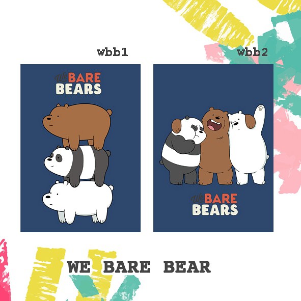 Sampul Paspor Passport Holder CUSTOM We bare bear bisa kasih nama we bare bear hype bape totoro astronout