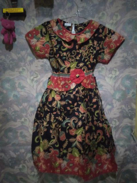 Qnunbatik Batik Keluarga/family Rok N Blus Alena Gentong Hitam