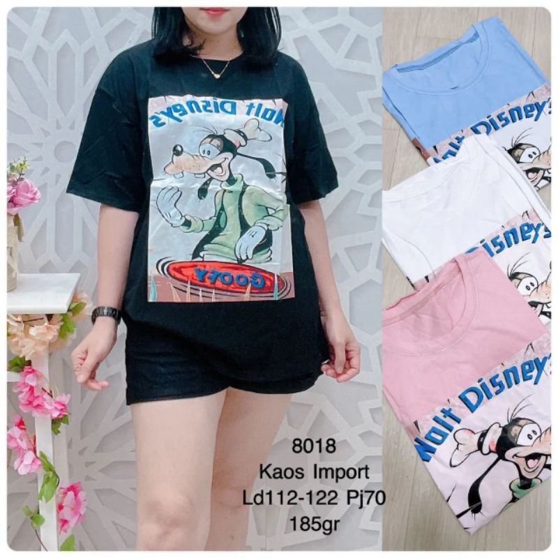 KAOS WANITA JUMBO ADEM