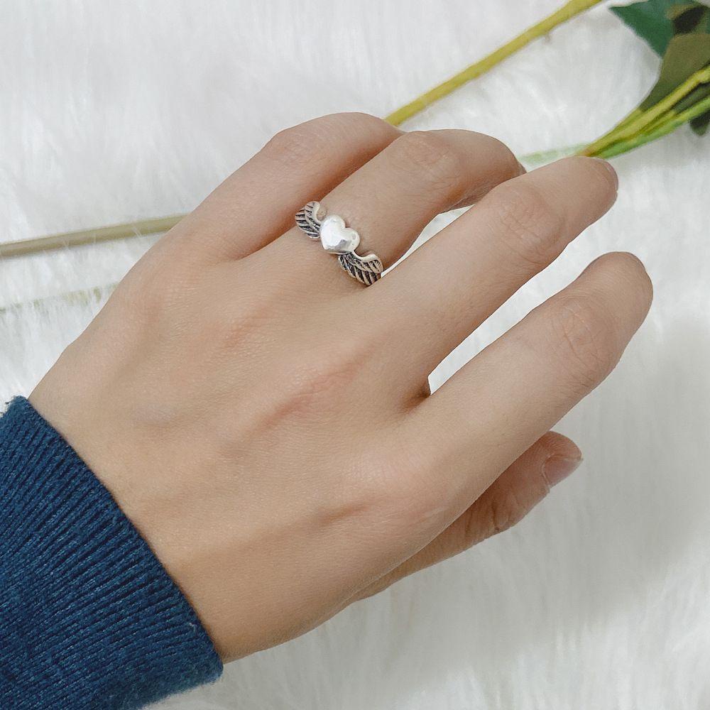 Mxbeauty Cincin Model Terbuka Bahan Metal Desain Geometri Hias Kristal Gaya Vintage / Hip Hop Untuk Pria / Wanita