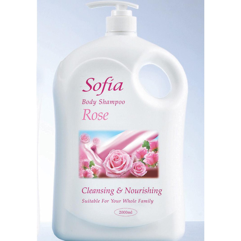 Sofia Body Shampoo Sabun Mandi Rose 2 Liter Made In Malaysia Shopee Indonesia