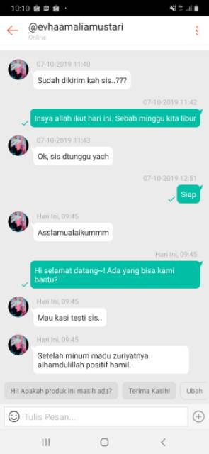 Madu Zuriat / Madu progam hamil / madu zuriat promil Ath - thoifah-2