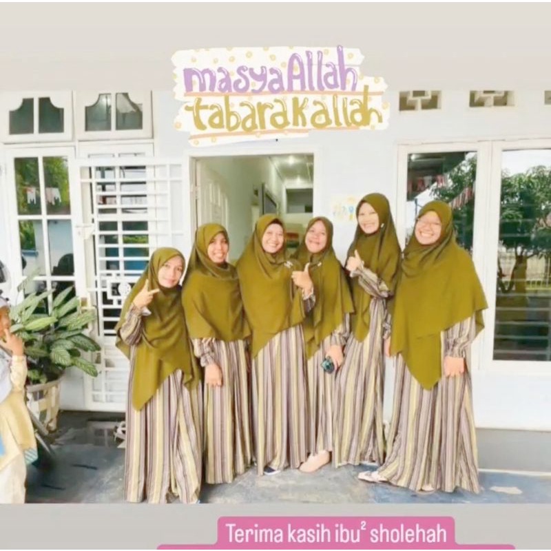 Gamis Misby gamis seragam pengajian termurah