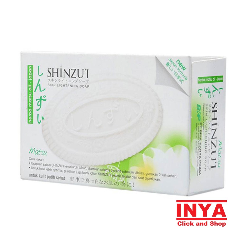 SHINZUI MATSU SKIN LIGHTENING SOAP BAR 85gr - Sabun Batang