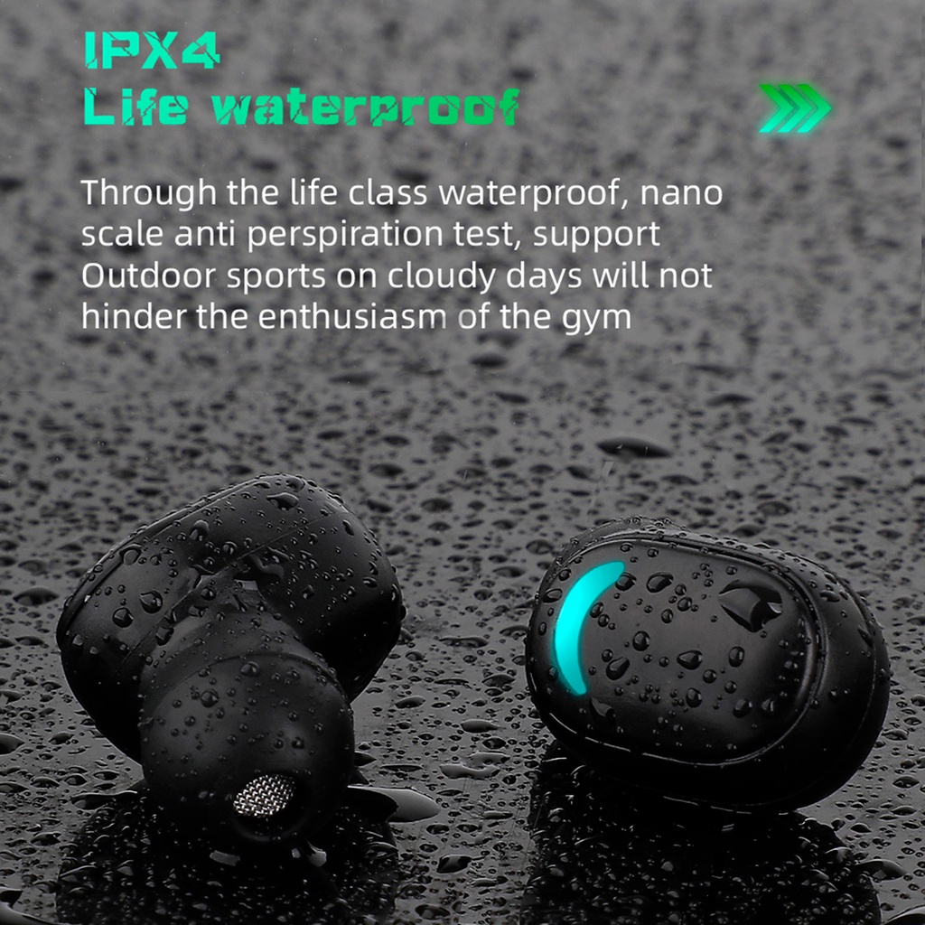 INONE Headset Gaming TWS Bluetooth BT5.1 Waterproof Low Latency-6