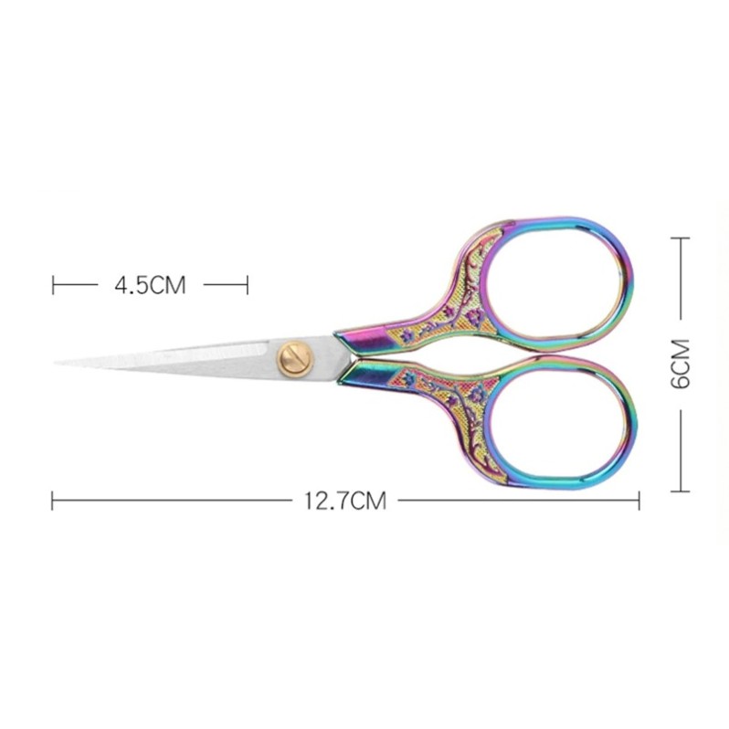 Gunting Benang Sulam Vintage Colorful / Scissors Premium