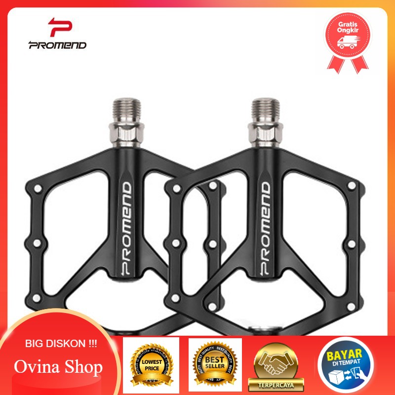 Pedal Sepeda Alumunium Alloy 3 Sealed Bearing Loncer MTB,Seli,Roadbike