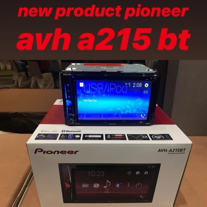 PIONEER AVH A 215 BT DOUBLE DIN MIRRORING AVH A 215BT