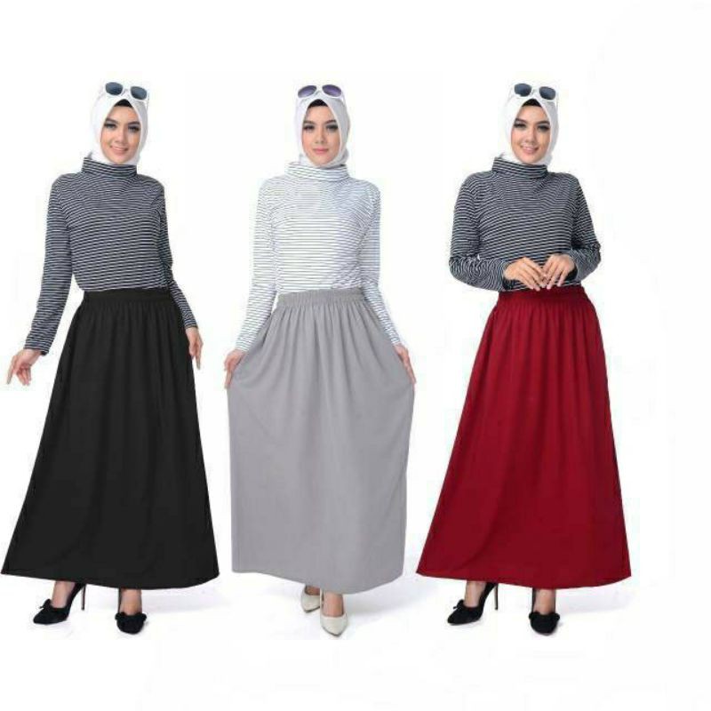 Rok mosscrepe tebal premium