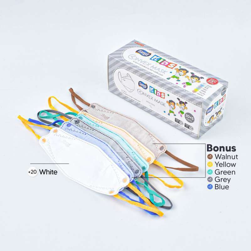 Masker Sensi Convex Kids Anak Surgical Mask Box