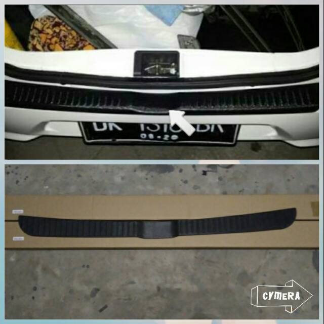 Silflet bumper belakang mobil agya dan ayla