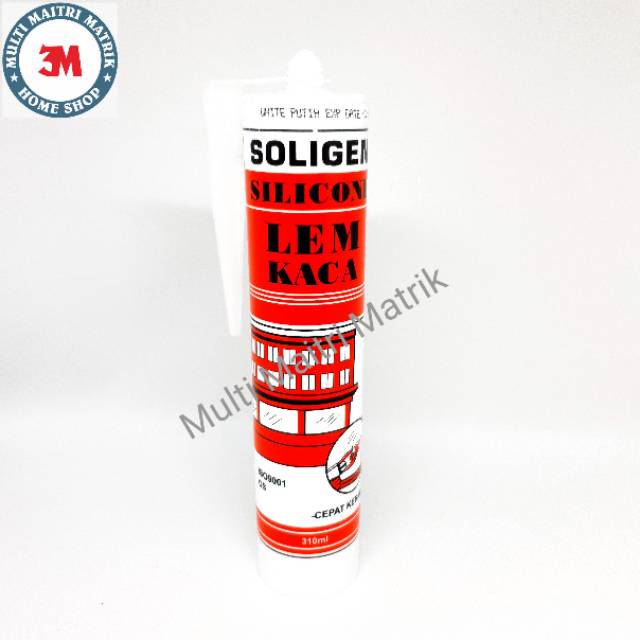 

HenJO Lem kaca botol Soligen / lem botol / lem sealant / lem silicone sealant