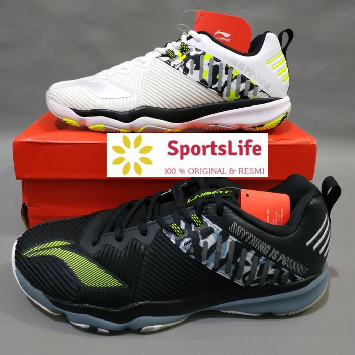 mantul habis badminton SEPATU LINING RANGER 4.0 TD ORIGINAL NAVY BIRU