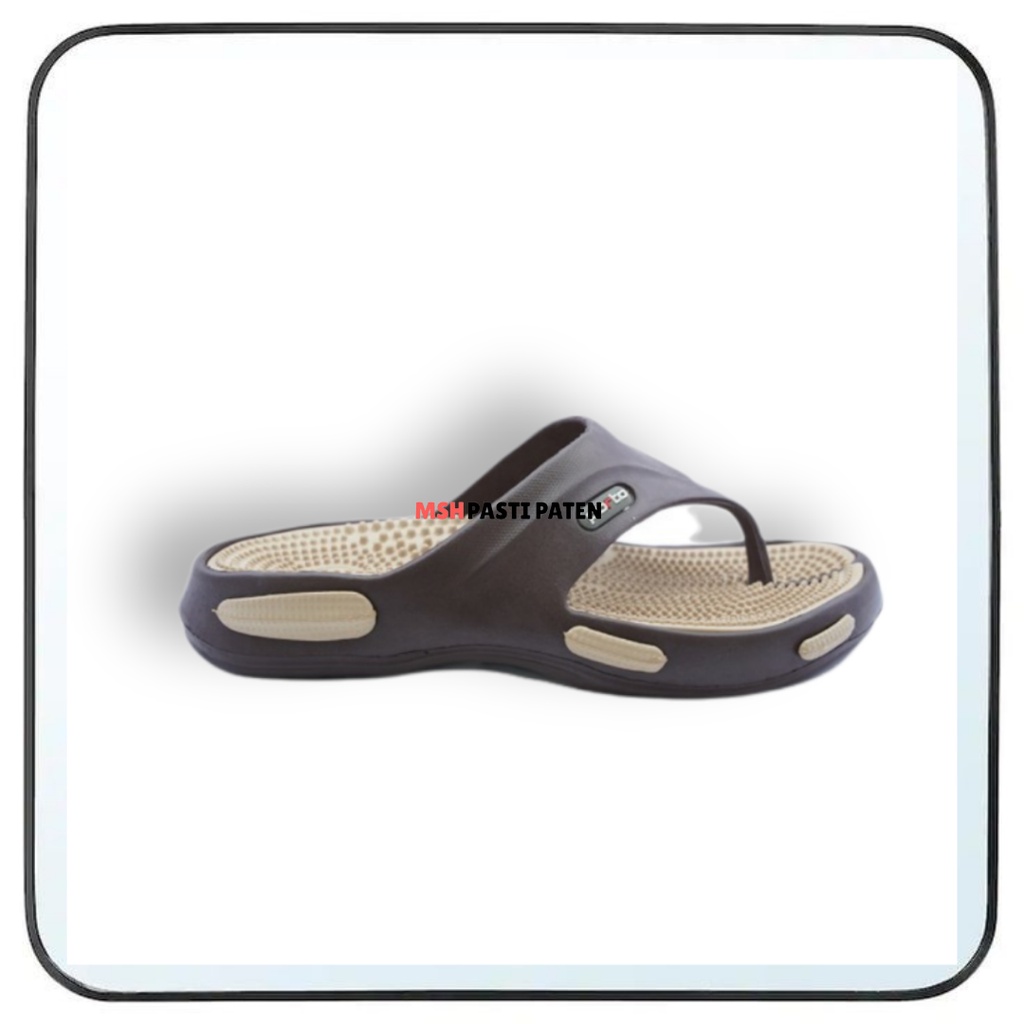 Sandal refleksi model jepit merk porto 605 size 36-44 Sandal duri Sandal karet pria Sandal murah Sandal kasual