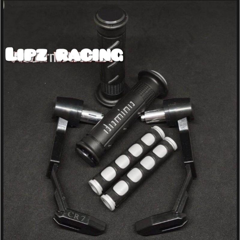 Paket ACC stang proguard robot + hangrip  sisik + karet handle 3in1 Universal