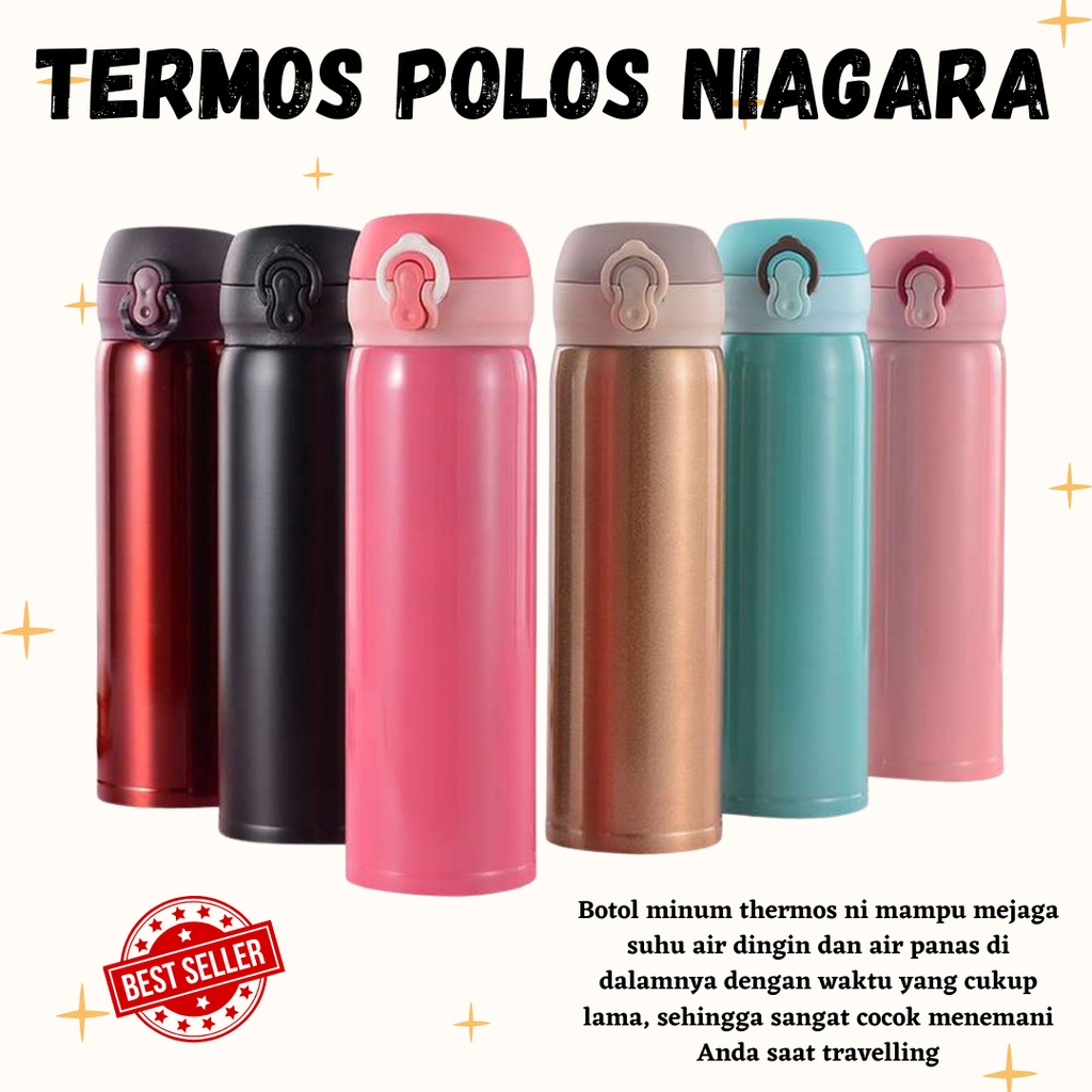 TERLARIS!! Termos Vacuum Flask Botol Minum Thermos Stainless Steel 500ml