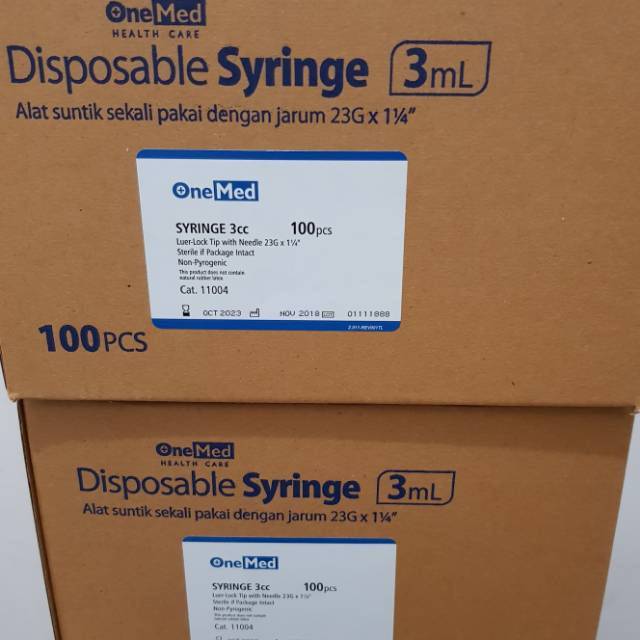 Syringe 3 cc onemed