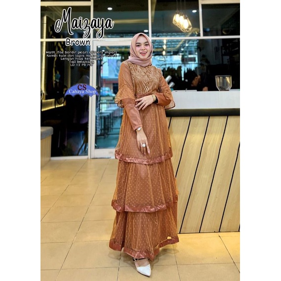 Maizaya Dress Kondangan Tile by Cahaya