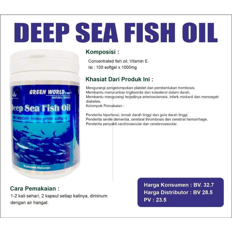 Deep Sea Fish Oil Greenworld