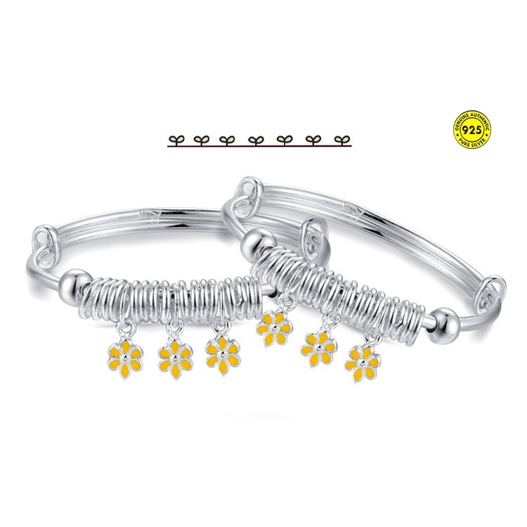 Gelang Keberuntungan Bahan Silver S925 Untuk Bayi