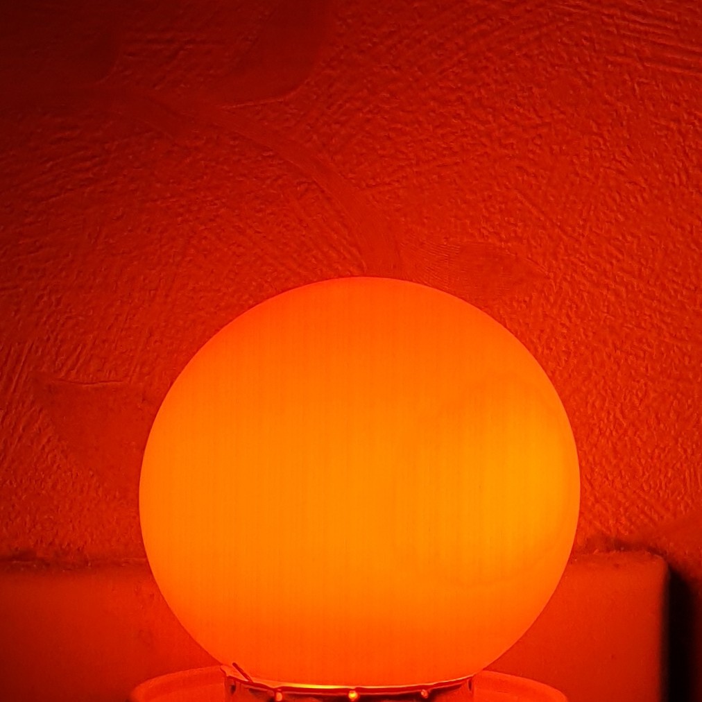Myvo Orange Lampu Led Ping Pong 3W E27 Warna Orange / Lampu Dekorasi