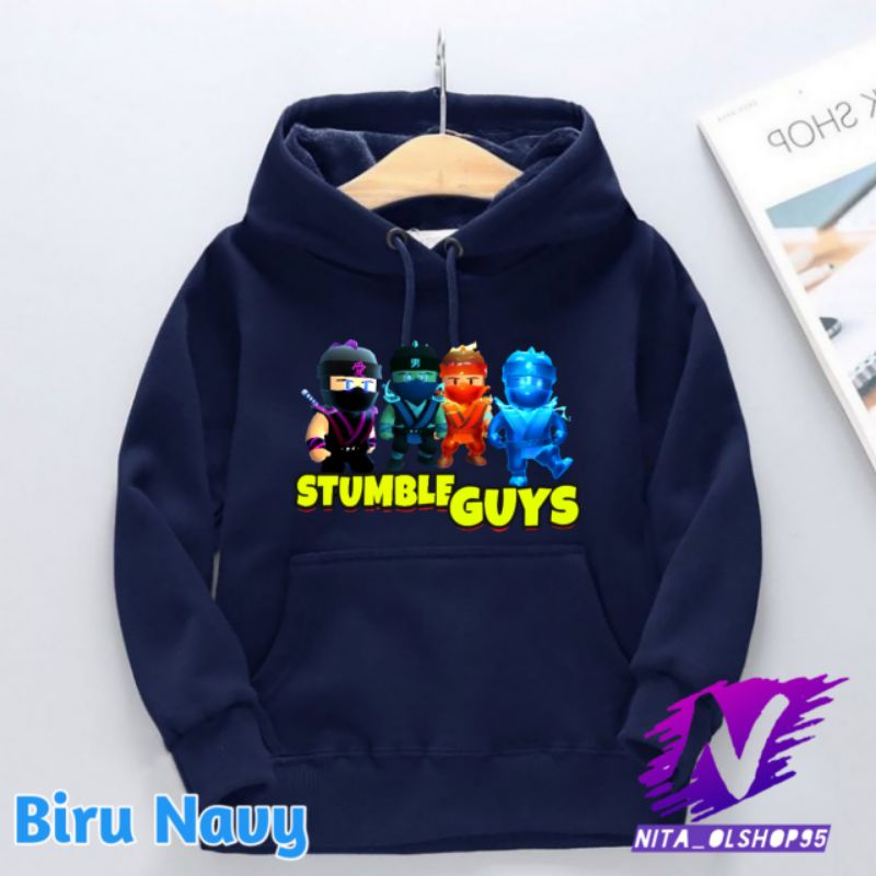 Hoodie stumble guys favorit Hoodie anak ninja stumble guys