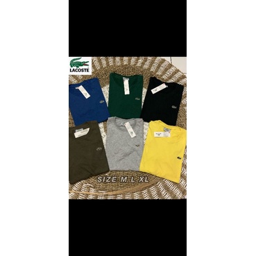 Kaos logo bordir Lacoste