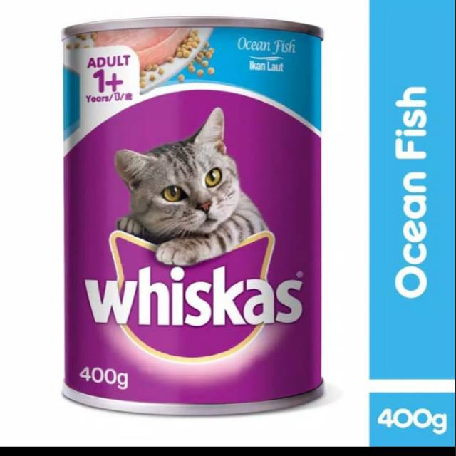 Whiskas Ocean Fish 400gr / Whiskas Kaleng 400gr