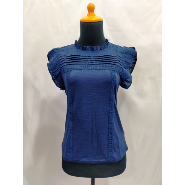 BLOUSE SLEEVELES CASUAL BRANDED EXPORT TERMURAH