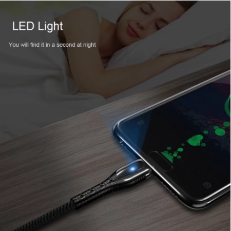 5A Kabel data Fast Charging Micro USB Type C iphone ios Cable LED Voltage And Current Display JIYANG KABEL DATA