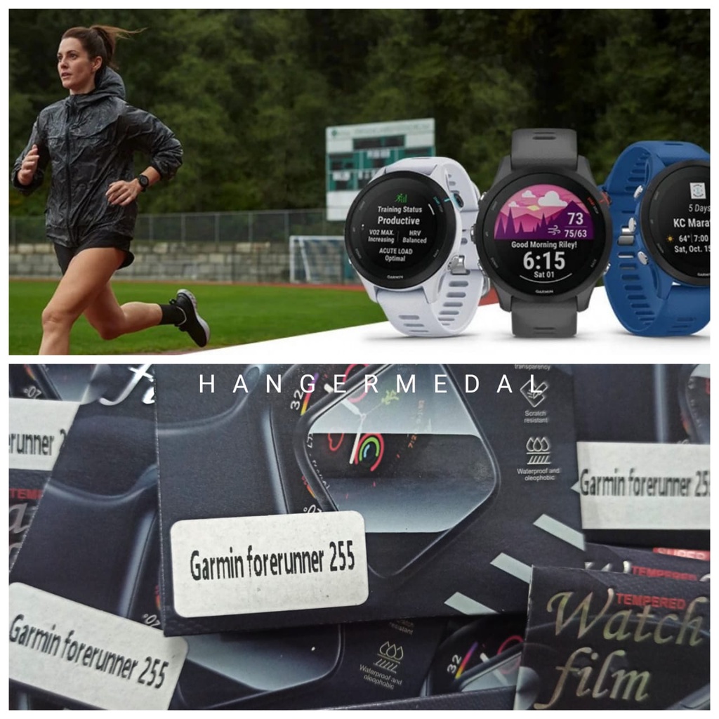 Anti Gores GARMIN FR 255 255s Pelindung Layar 3d Curved Hydrogel