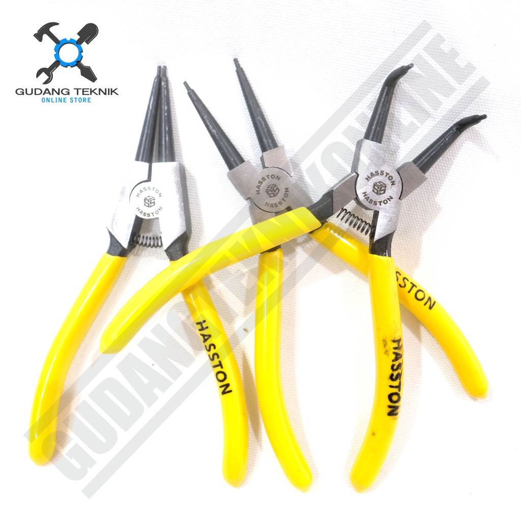 Tang Snapring 6&quot; Internal External Lurus Bengkok HASSTON PROHEX / Tang Snap Ring 6 Inch Circlip Pliers