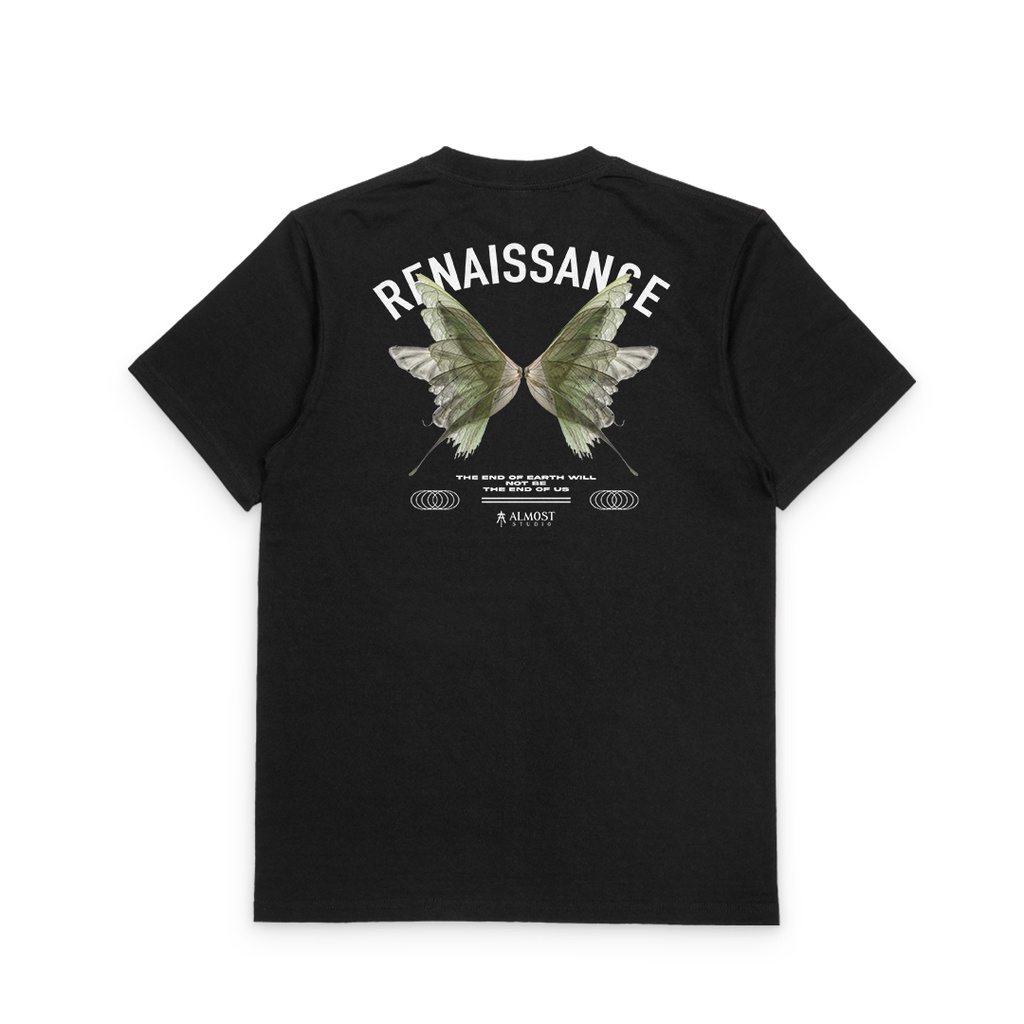 Almost Studio - T-Shirt - Renaissance - Black