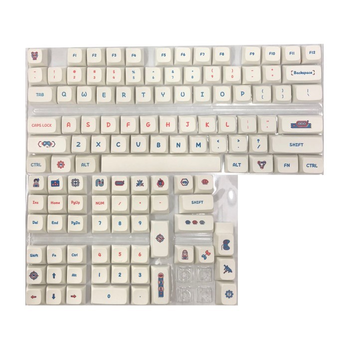 KEYCAPS GAME CITY PBT XDA PROFILE SUBLIM MECHANICAL KEYBOARD