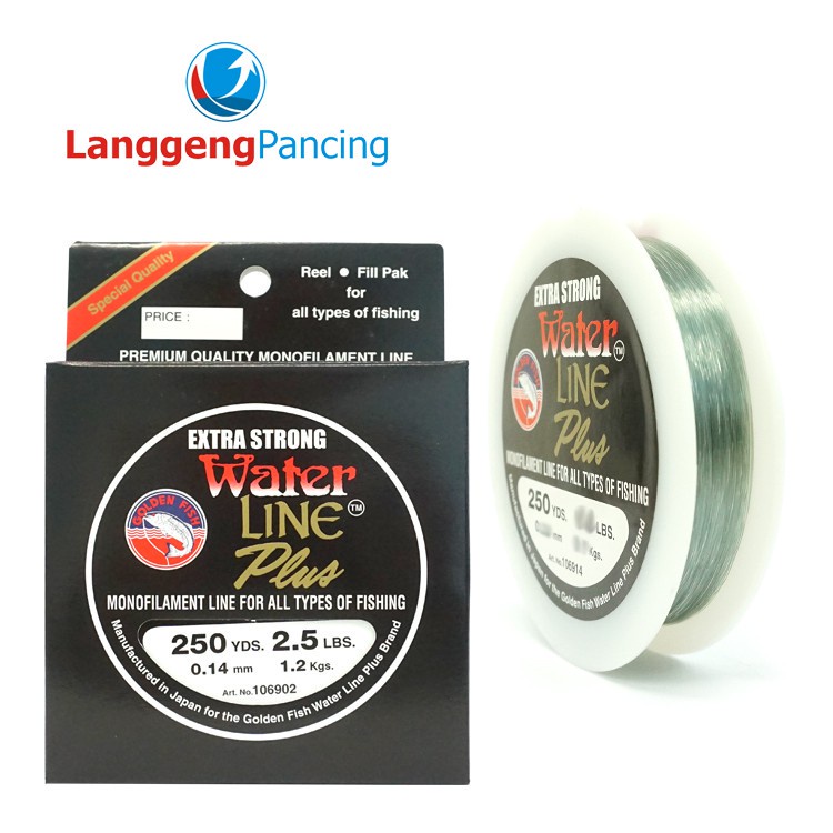 Senar Golden Fish Water Line Plus Monofilament 250 yd