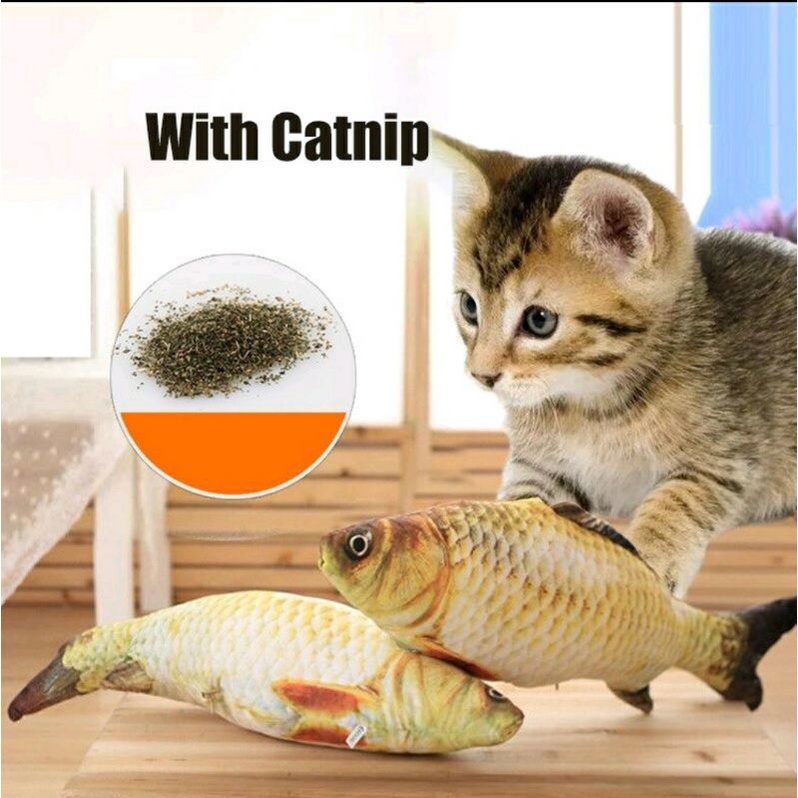 Catnip Ikan Catmint Fish Mainan Kucing Cat Toys Gigitan Kucing